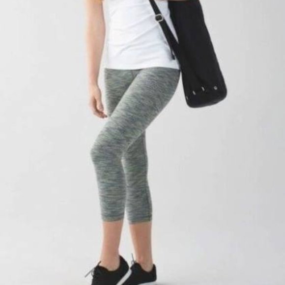 LULULEMON Wunder Under Crop II-Space dye slate - Picture 6 of 6